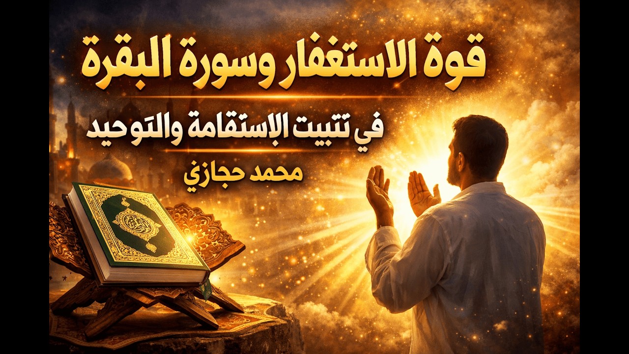 قوة الاستغفار وسورة البقرة في تثبيت الاستقامة والتوحيد/ محمد حجازي