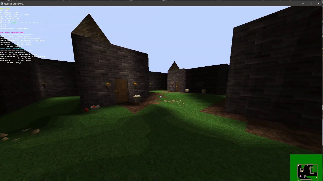 Pure C Software Renderer (King's Crook Game Development)