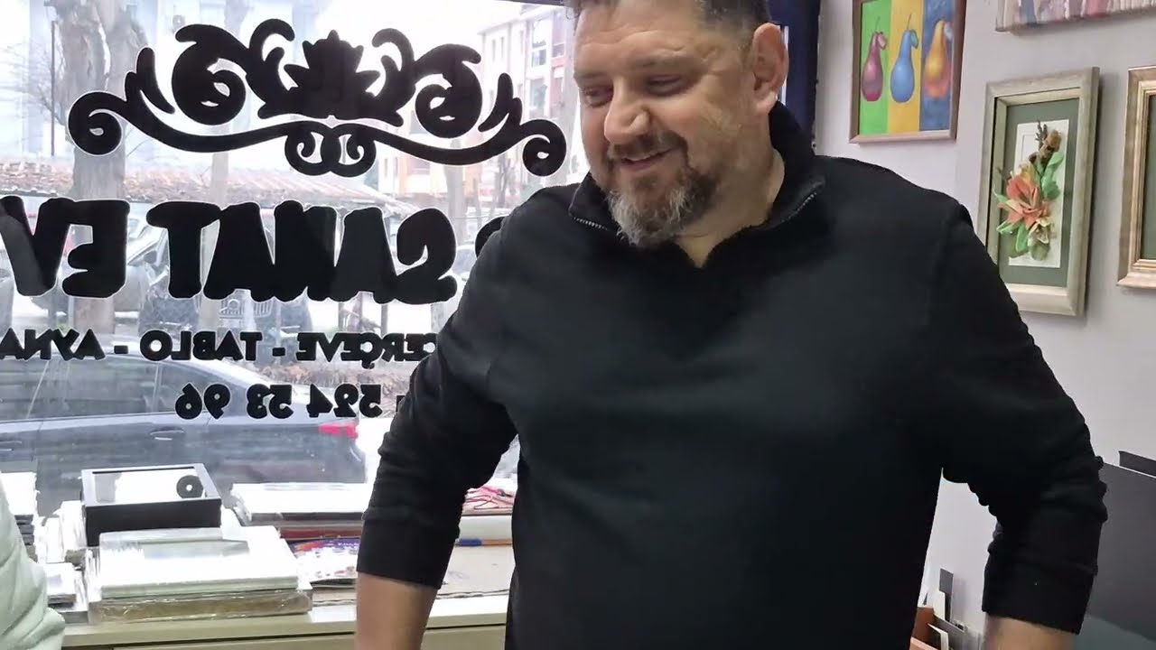 YOUTUBE 'TA BİZİ İZLEMİŞ DÜKKAN AÇACAK MIŞ ! - TEPSİ ÇERÇEVESİ NASIL YAPILIR 