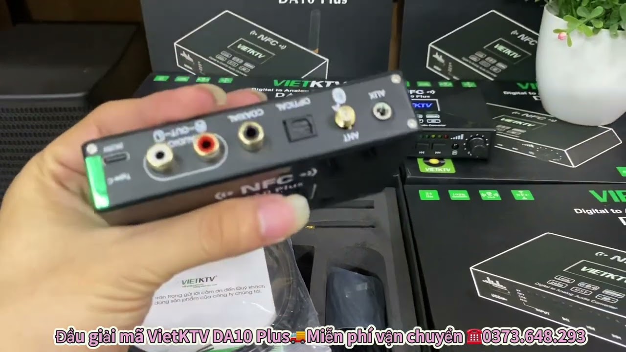 Đầu giải mã VietKTV DA10 Plus.Sản phẩm chính hãng,chất âm cực đỉnh,dễ sử dụng.0373.648.293