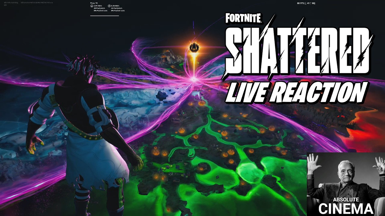 Fortnite Shattered Event Reaction (BEST EVENT EVER HOLY!)