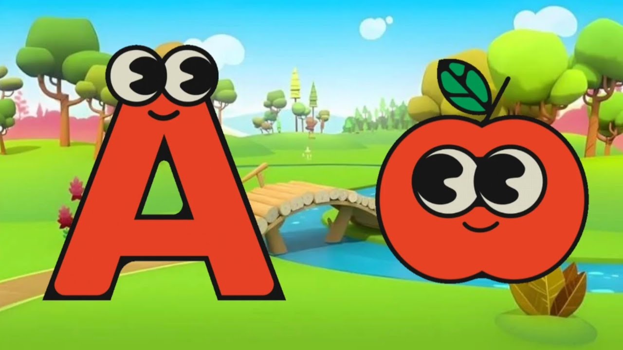 ABC Rhymes | A for Apple 🍎 B for Ball ⚽ | Kids Alphabet Song