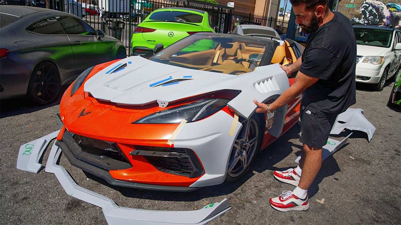 Widebody C8 Corvette Project, Fans Aventador, Wild Mclaren 720 Sneak Peak.