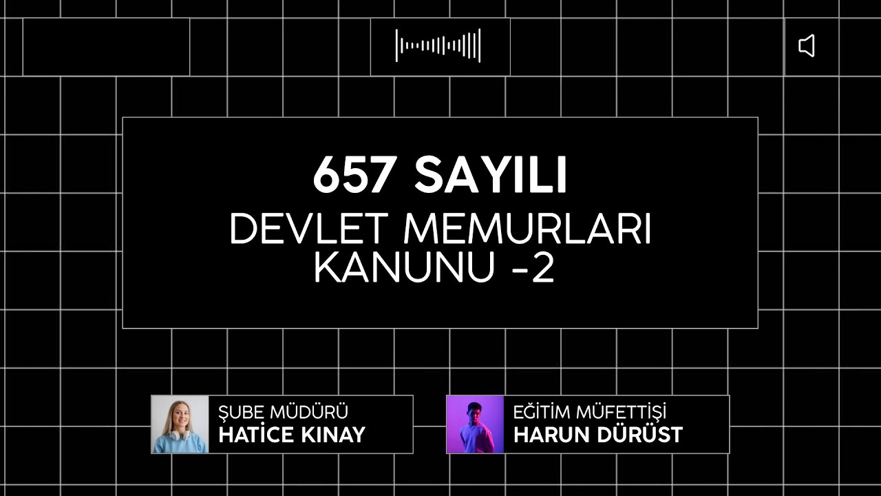 657 sayılı Devlet Memurları  Kanunu (Cezalar ve Süreler) 2. Bölüm
