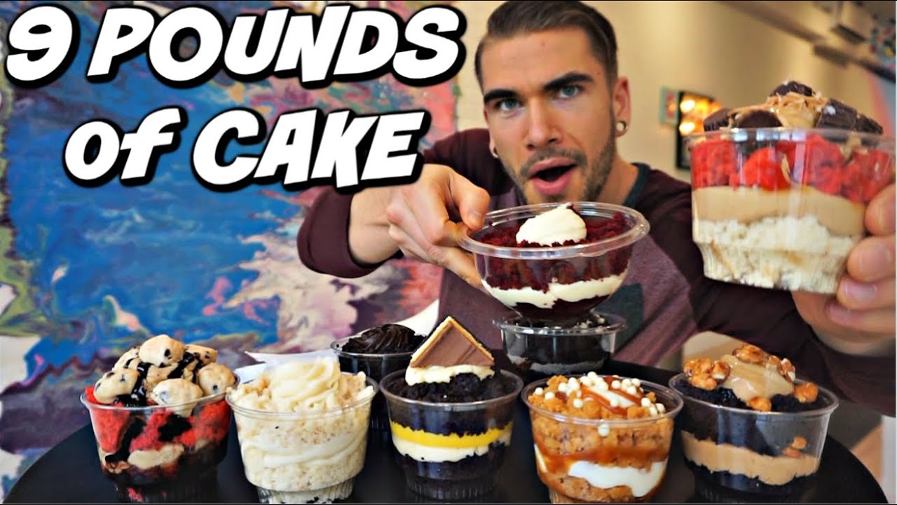 9lb CAKE CHALLENGE - 12,000 CALORIE EASTER CHEAT MEAL ! Delicious Cake Menu Challenge