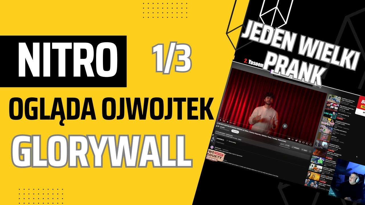 NITRO OGLĄDA OJWOJTEK - OTWORZYŁEM NAJGORSZĄ FEDERACJĘ / GLORY WALL REVEAL [1/3]