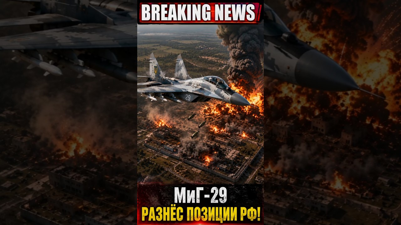 МиГ-29 устроил ад под Константиновкой!