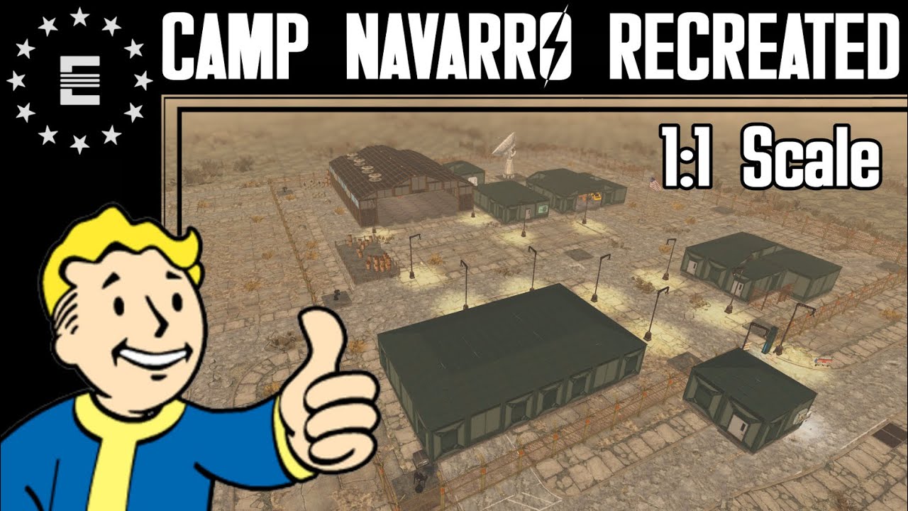 Camp Navarro Shelter Showcase (Fallout 76)