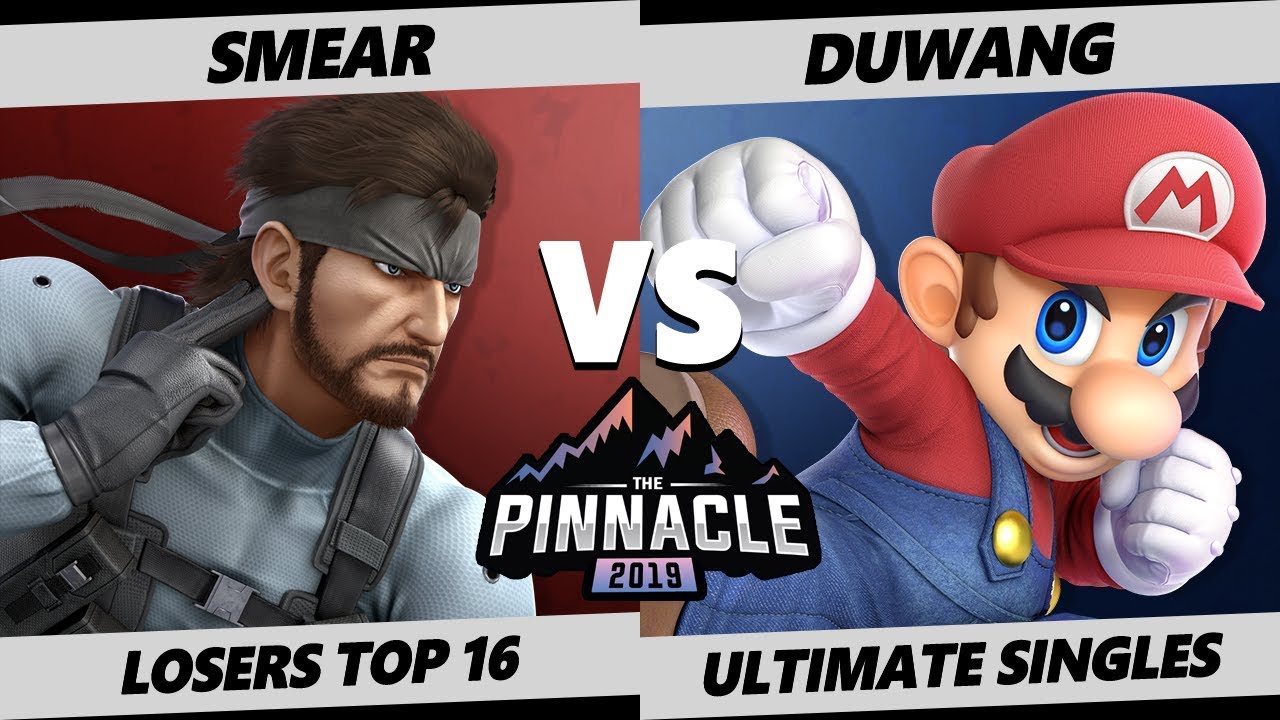 Pinnacle 2019 SSBU - DQ | Smear (Snake) Vs. Duwang (Mario) Smash Ultimate Tournament Losers Top 16