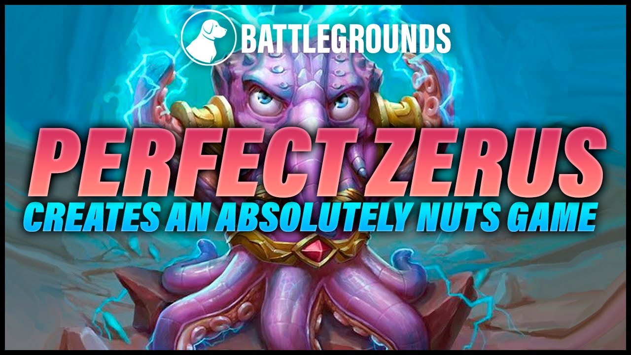 A Perfect Zerus Creates One of The Nuttiest Games Ever | Dogdog Hearthstone Battlegrounds