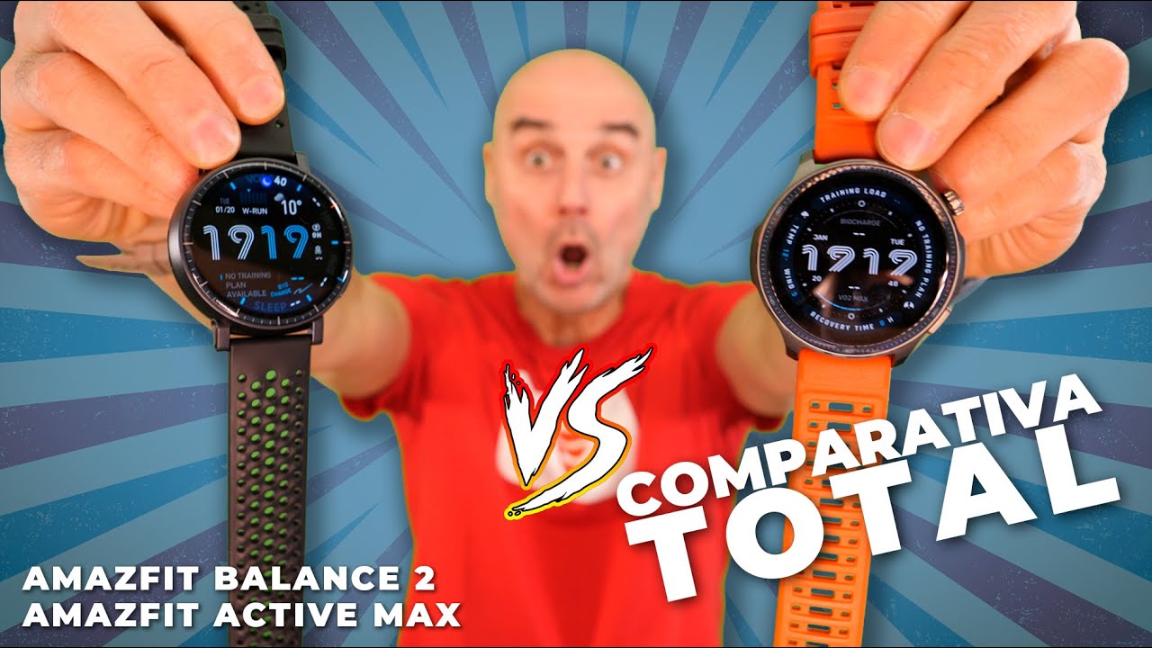 Amazfit ACTIVE MAX vs Amazfit BALANCE 2 💥 La COMPARATIVA TOTAL