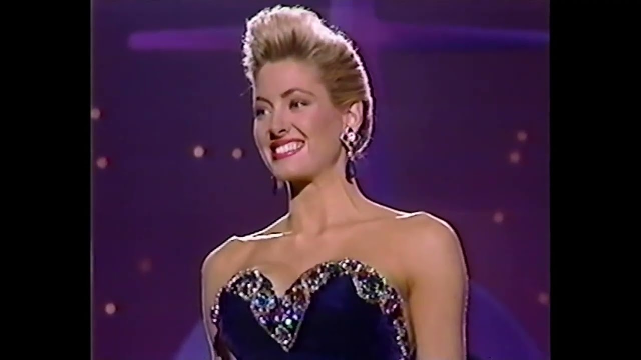 Miss USA 1990 Evening Gown Military Base
