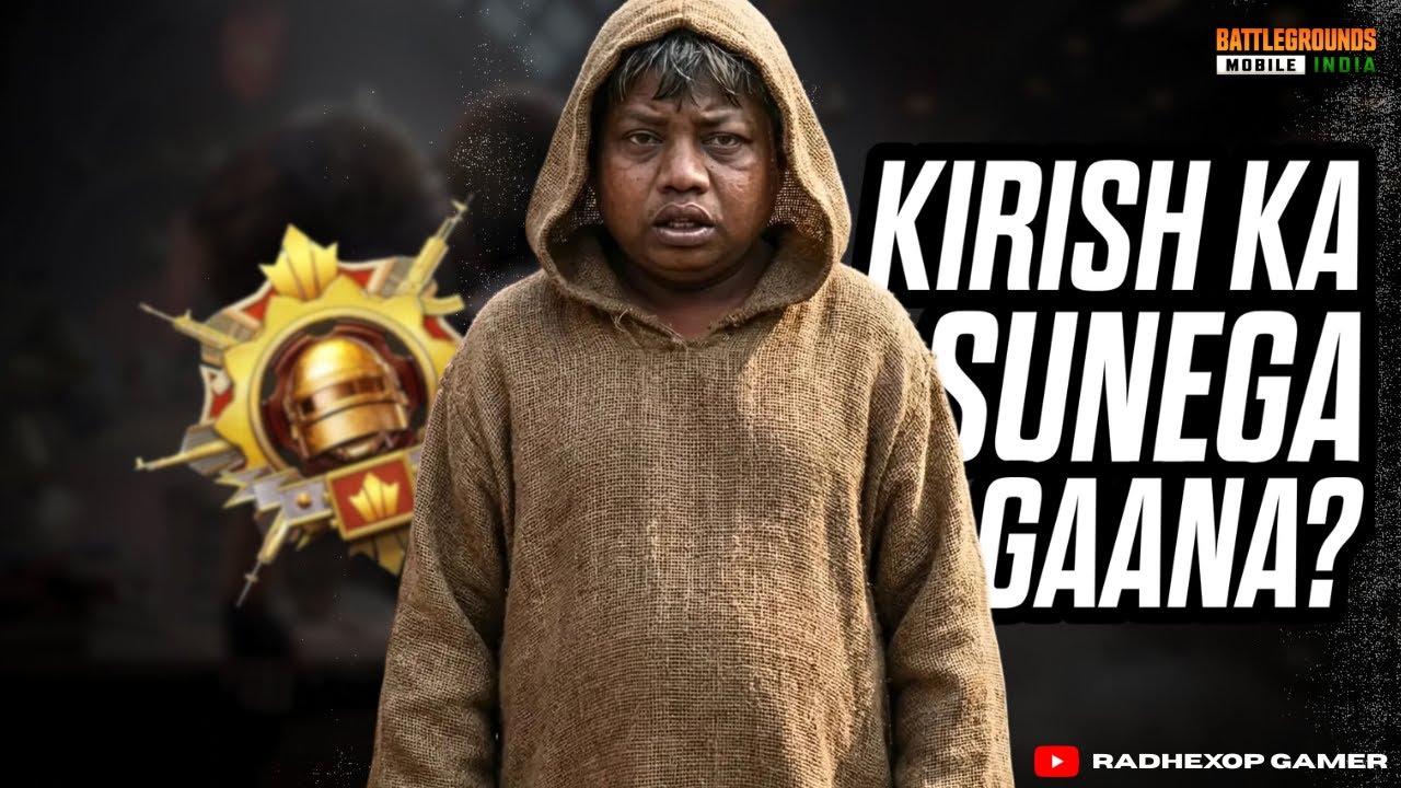 KIRISH KA SUNEGA GAANA? | NOOB OR WHAT GAMEPLAY | BGMI LIVE |  RADHEXOP