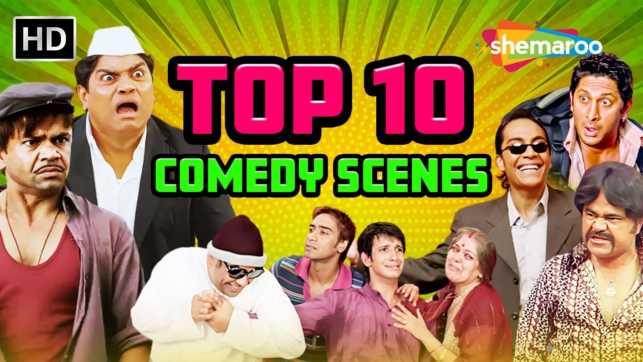 Top 10 Comedy Scenes - Bollywood की सबसे मजेदार कॉमेडी | Johnny Lever | Rajpal Yadav | Sanjay Mishra