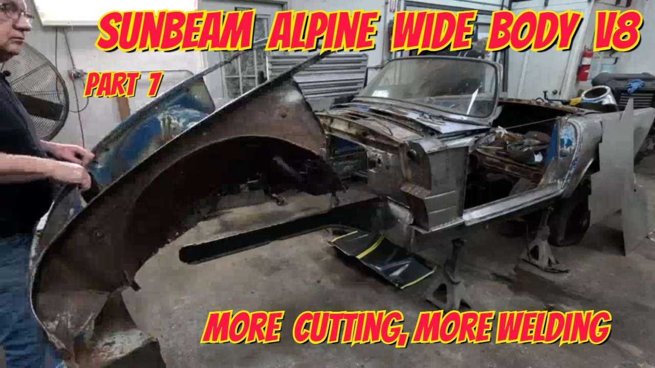 Sunbeam Alpine Wide Body V8, часть 7