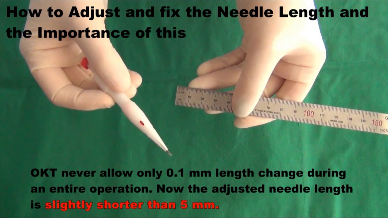 Adjusting Needle Length - OKT Hair Implanter
