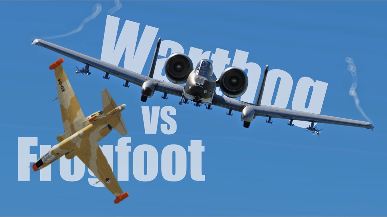 A-10 Warthog против Су-25T Frogfoot — кто победит в воздушном бою? #DCS