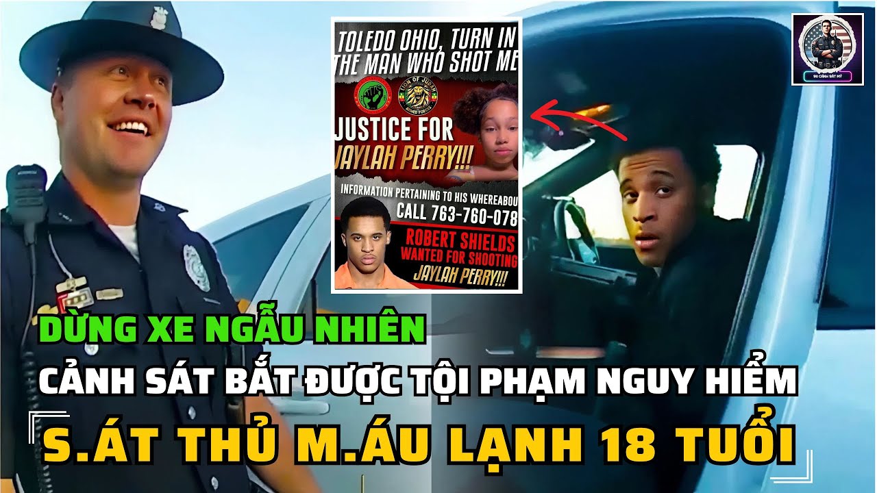 Nghi phạm gi.ết người 18 tuổi, bị bắt trong lúc dừng xe kiểm tra giao thông khi đang bỏ trốn