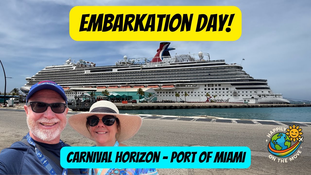 Первый день на Carnival Horizon! | Видеоблог о круизе в день посадки