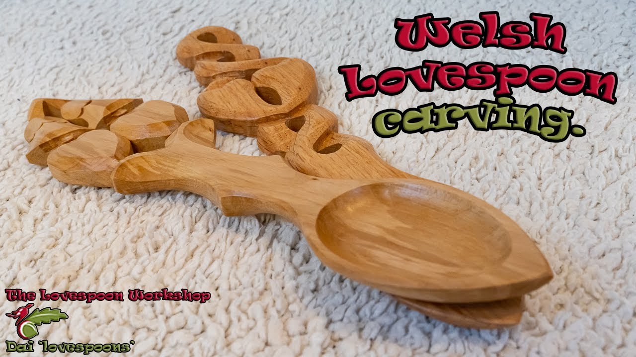 Love spoon carving for the USA