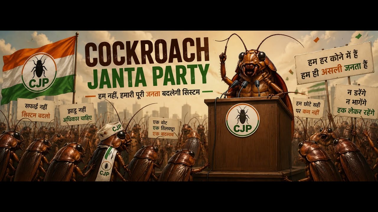 Cockroach Janta Party Anthem Song┃Official music video┃New rap ┃Punjabi┃Hindi