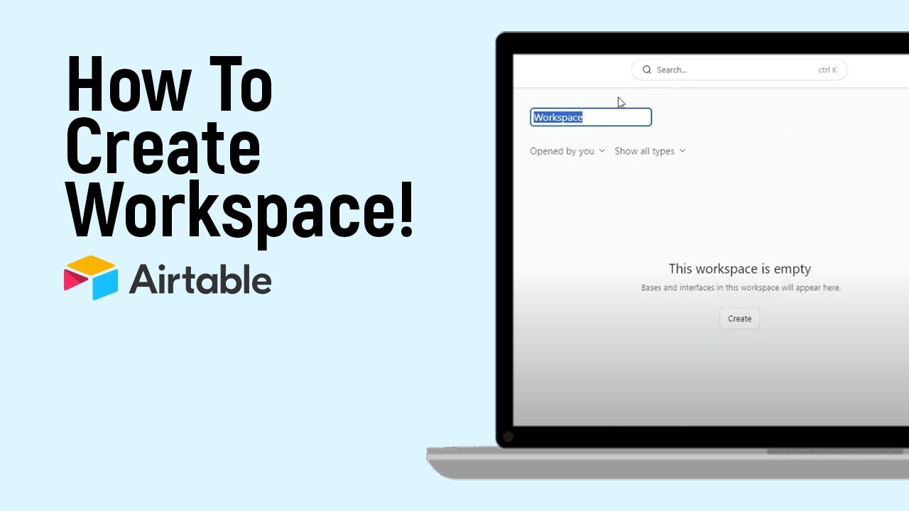 How to Create a Workspace on Airtable [easy]