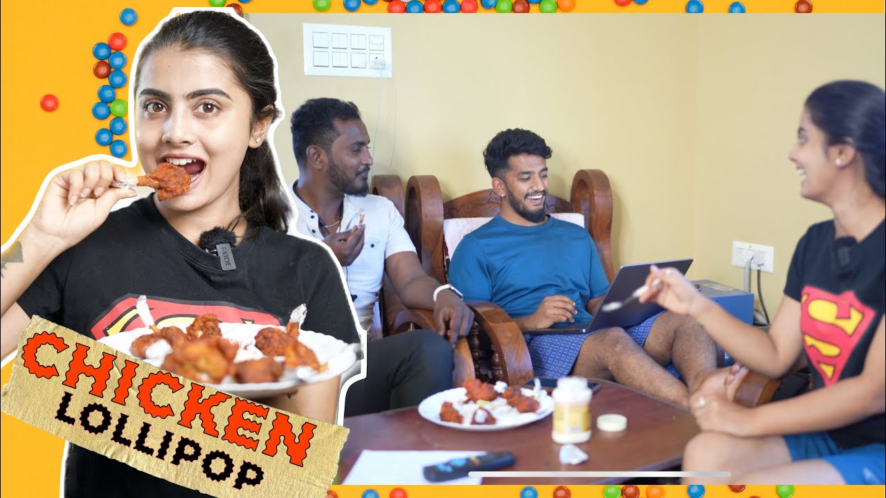 Chicken Lollipop With Nikhil🍗|Yalaru Yen Andru Nan Madiro Lollipop Bagge??#madhugowda