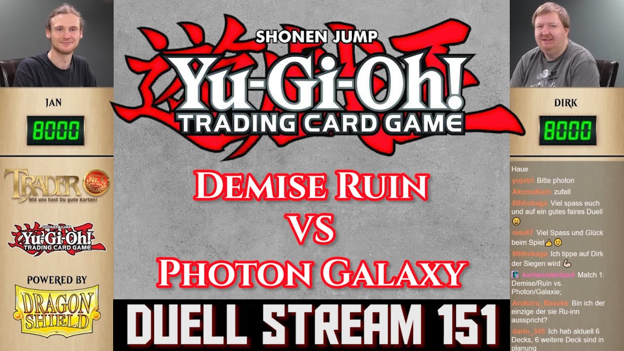 YuGiOh Demise Ruin VS Photon Galaxy | YGO deutsch | Yu-Gi-Oh! TCG Duel | Trader Tutorial Duell Match