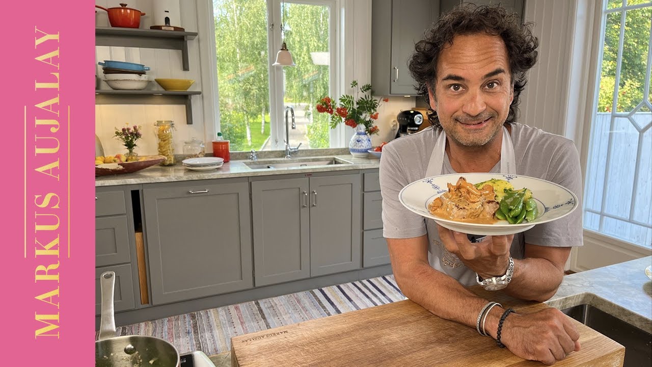 Fläskkotlett med kantarellsås | Markus Aujalay