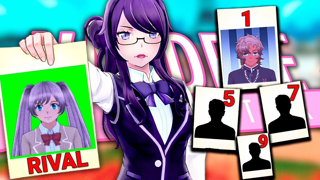 En ESTE YANDERE hay SOLO UNA RIVAL pero HAY 10 SENPAIS!!! - Yandere Simulator