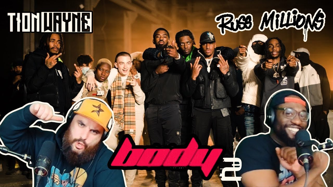 Americans React to Tion Wayne x Russ Millions - Body 2 ft Arrdee, 3x3E1 & ZT,  Fivio Foreign!