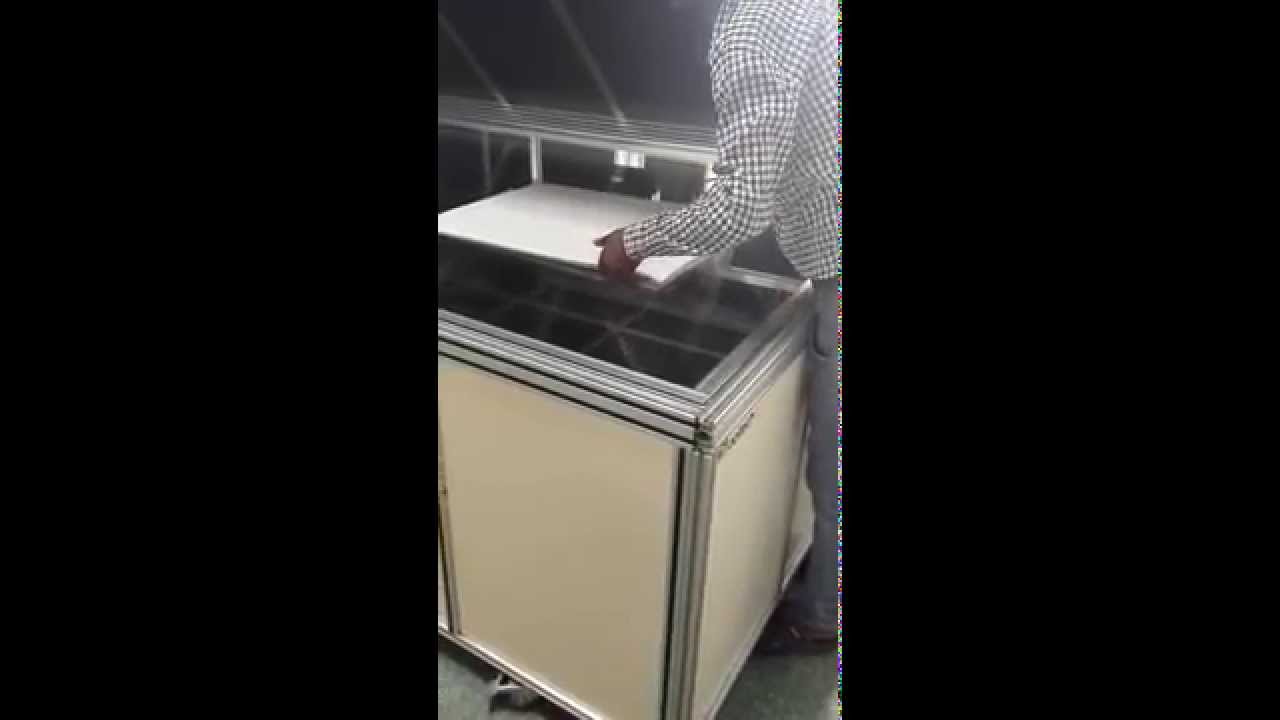 ooitech solar solar panel production line process : el testing before lamination