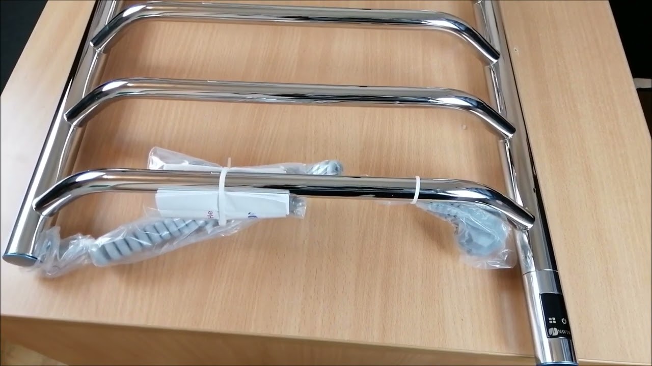 Полотенцесушитель электрический Navin Блюз 480х600 нерж сталь Sensor, таймер