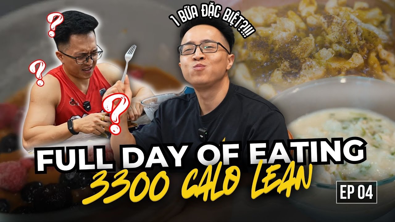EP 04: Một ngày OFFSEASON ăn gì để TĂNG CƠ? Thực đơn 3300 calo! An Nguyễn Fitness