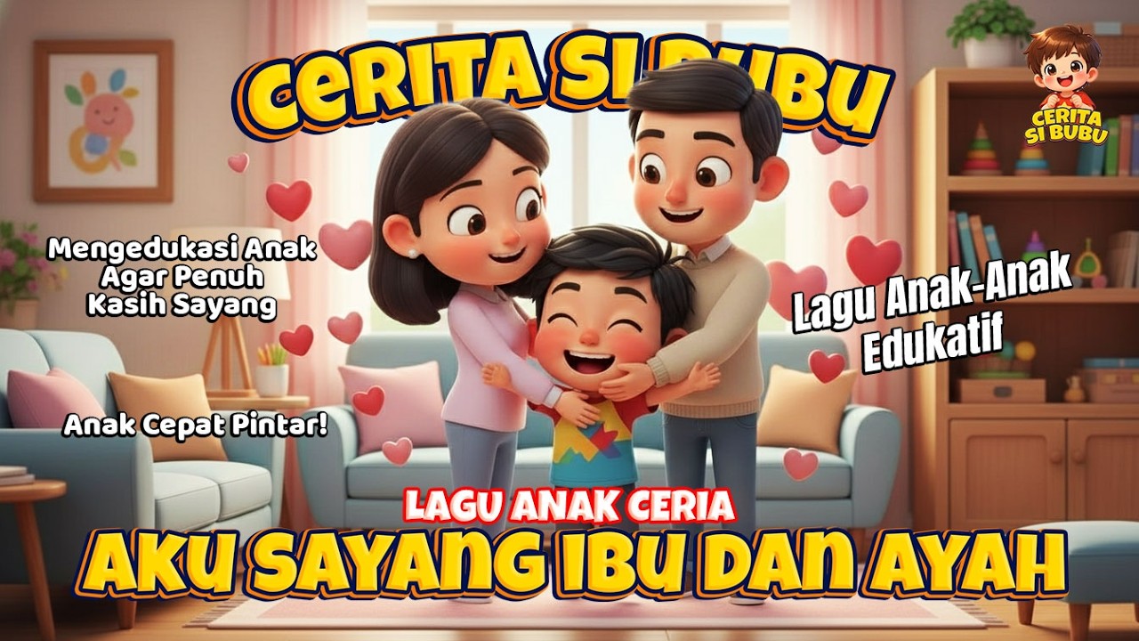 Aku Sayang Ibu dan Ayah 💕 | Lagu Anak Ceria & Edukatif #LaguAnak #YouTubeKids #LaguAnakCeria #AnakTK
