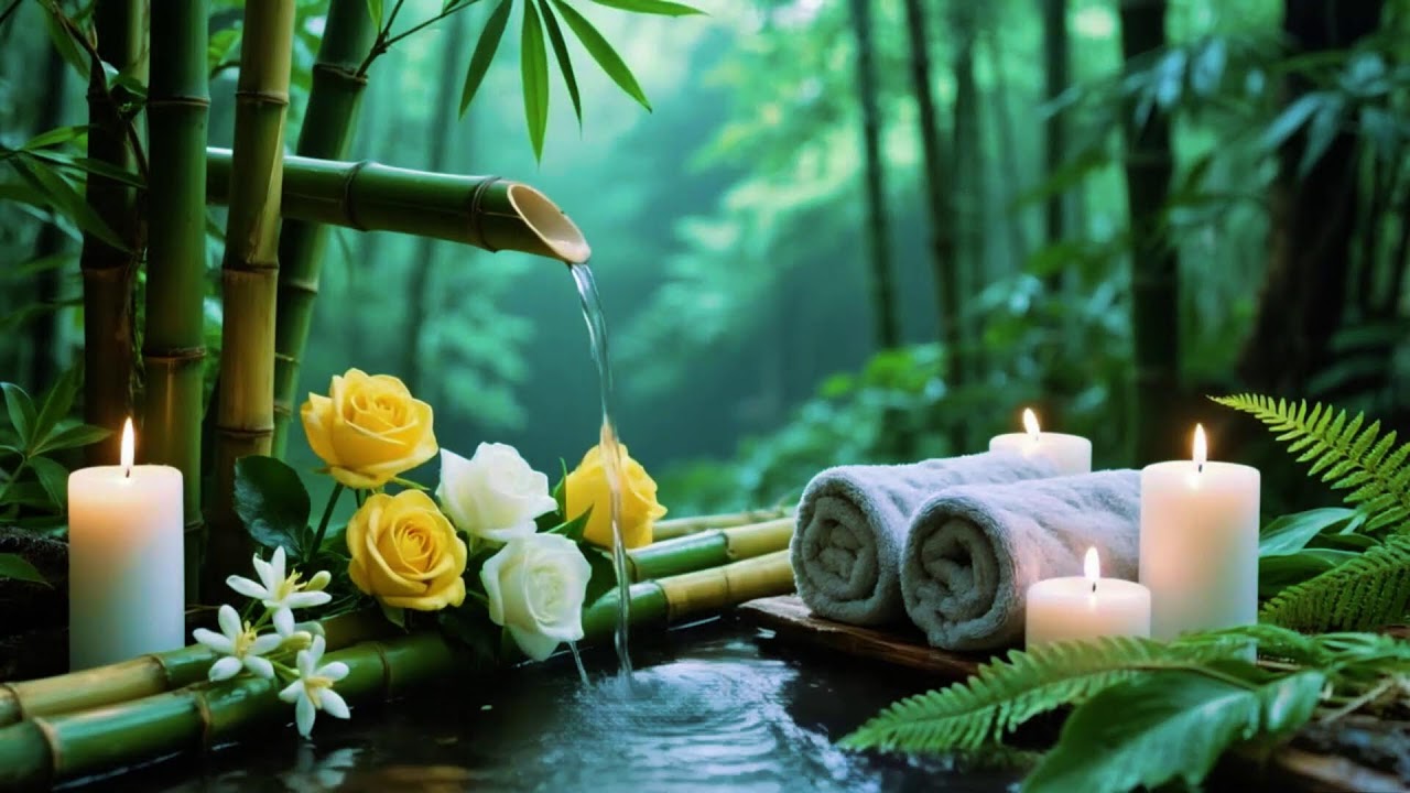 Soothing Relaxing Music 🌼 Peace of Mind, Anxiety Relief,Spa Relax Water,Relax Sleep Day 4