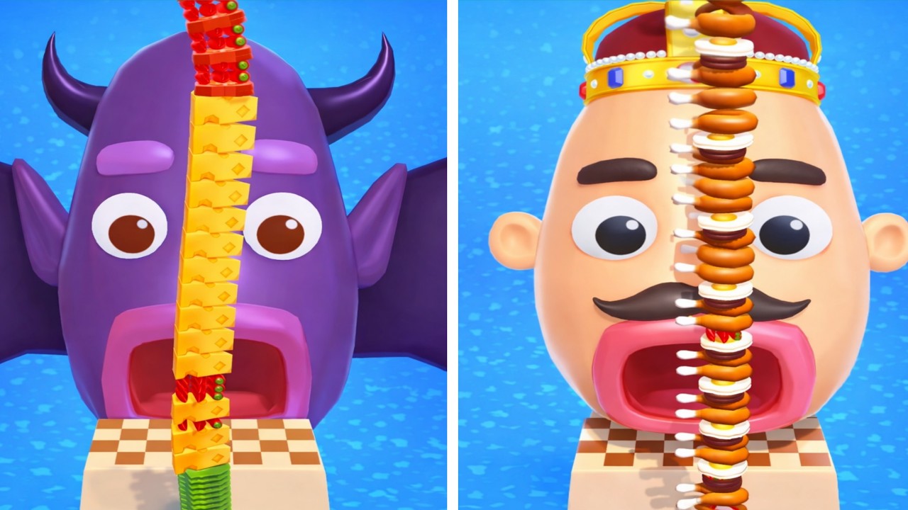 Sandwich Runner | Character VS Character - Satisfying Relaxing Speedrun Game play