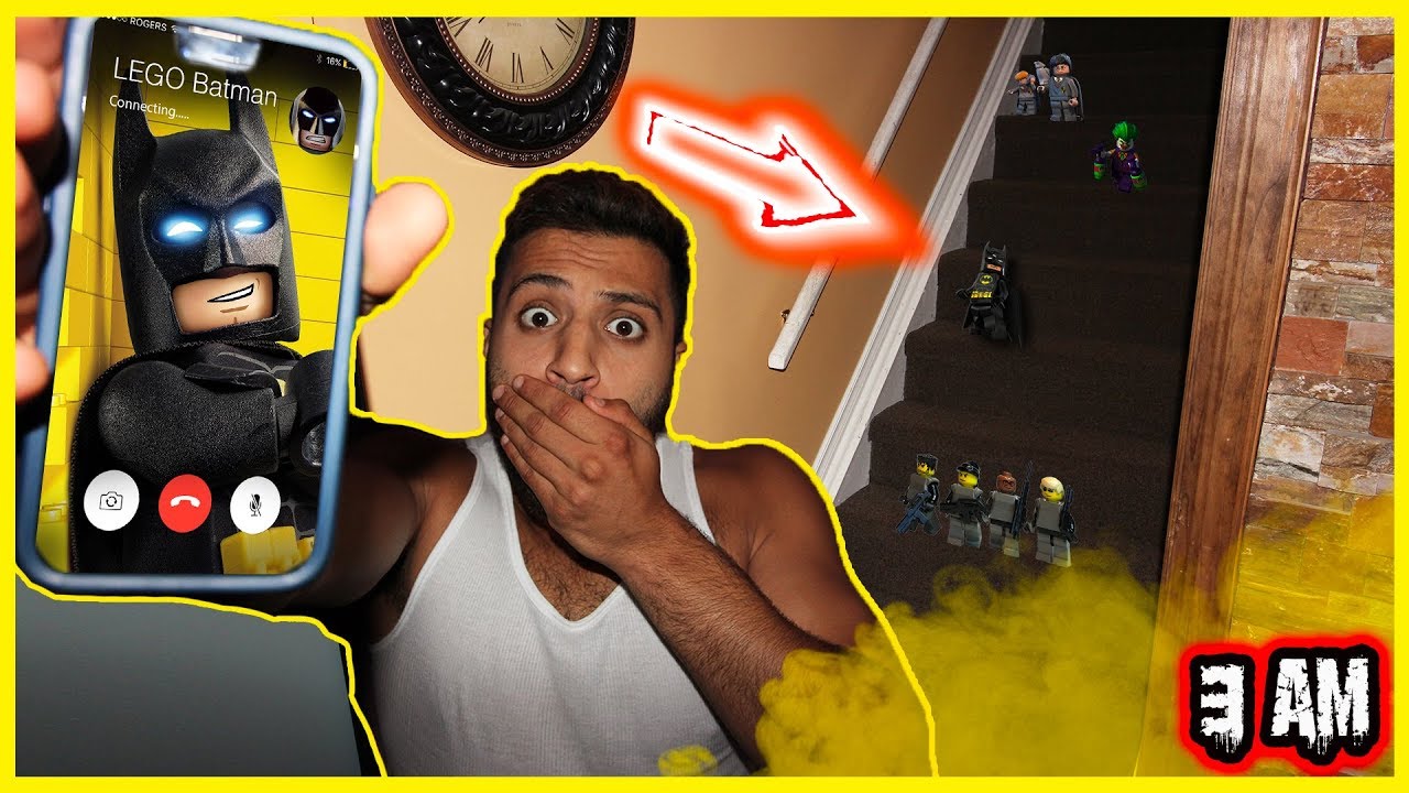 DONT CALL LEGO BATMAN ON FACETIME AT 3 AM !! HE ACTUALLY CAME TO MY HOUSE