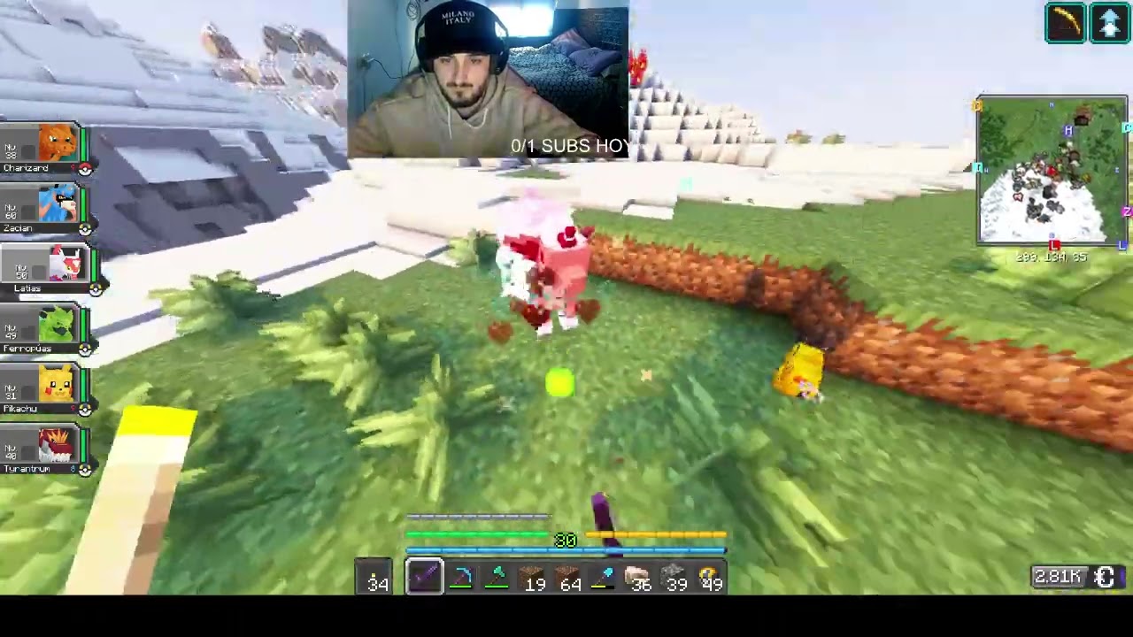 DIA #5 EN POKEILLOCRAFTT!!! VAMOS A SEGUIR CRECIENDO! (Part 4/8)