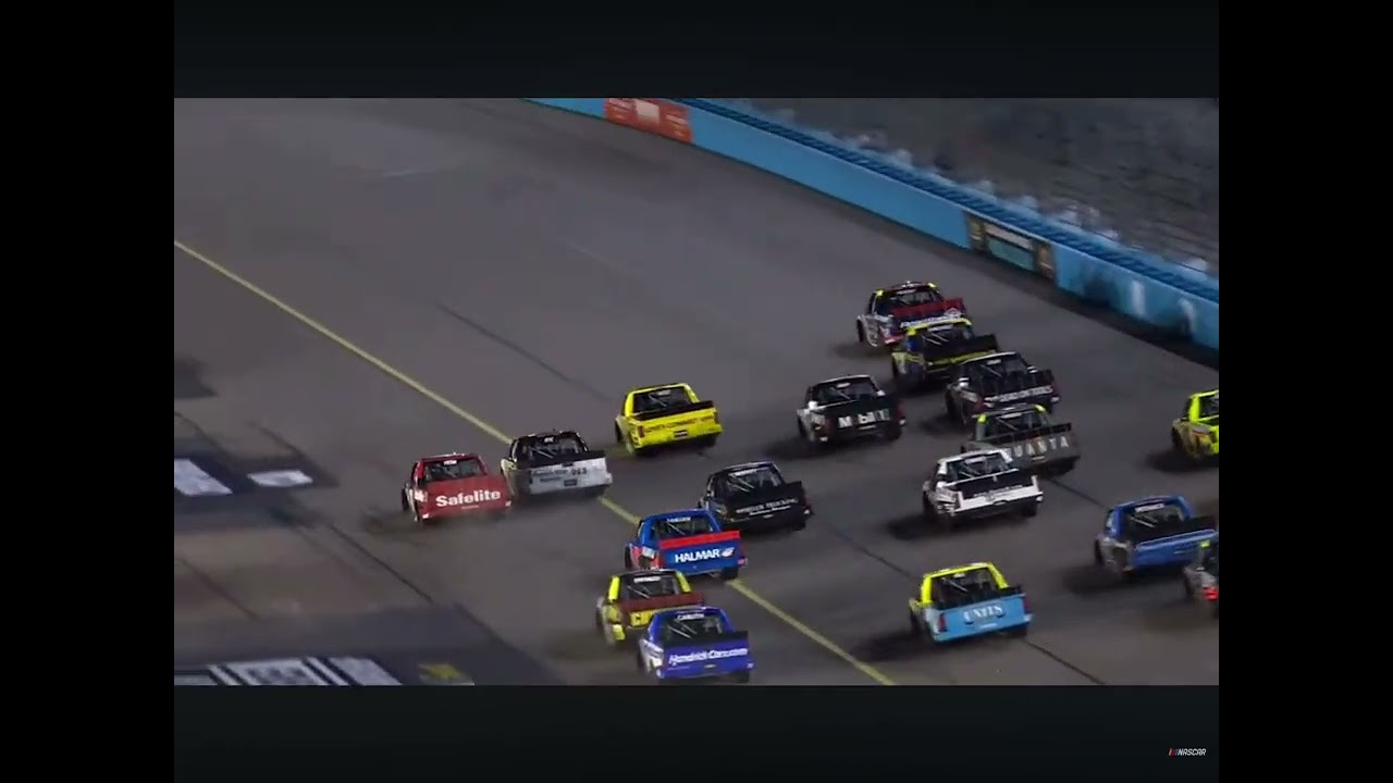 Layne Riggs Nathan Byrd spins - 2024 NASCAR Truck Series Championship 