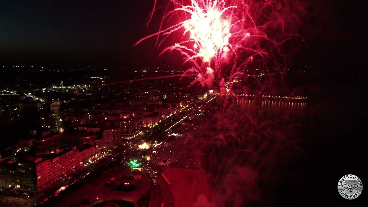 Eastbourne Airbourne Airshow Fireworks 2022