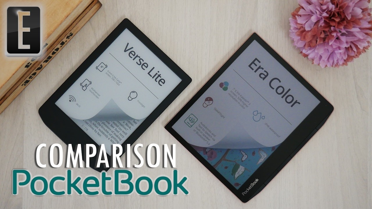 Сравнение Pocketbook Verse Lite и Era Color |
