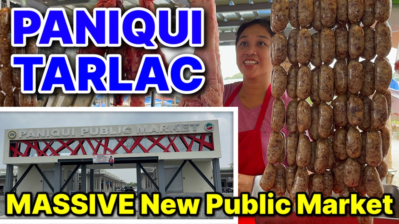 PANIQUI TARLAC’s Massive NEW Public Market! | Palengke Visit & Walking Tour | Tarlac Philippines