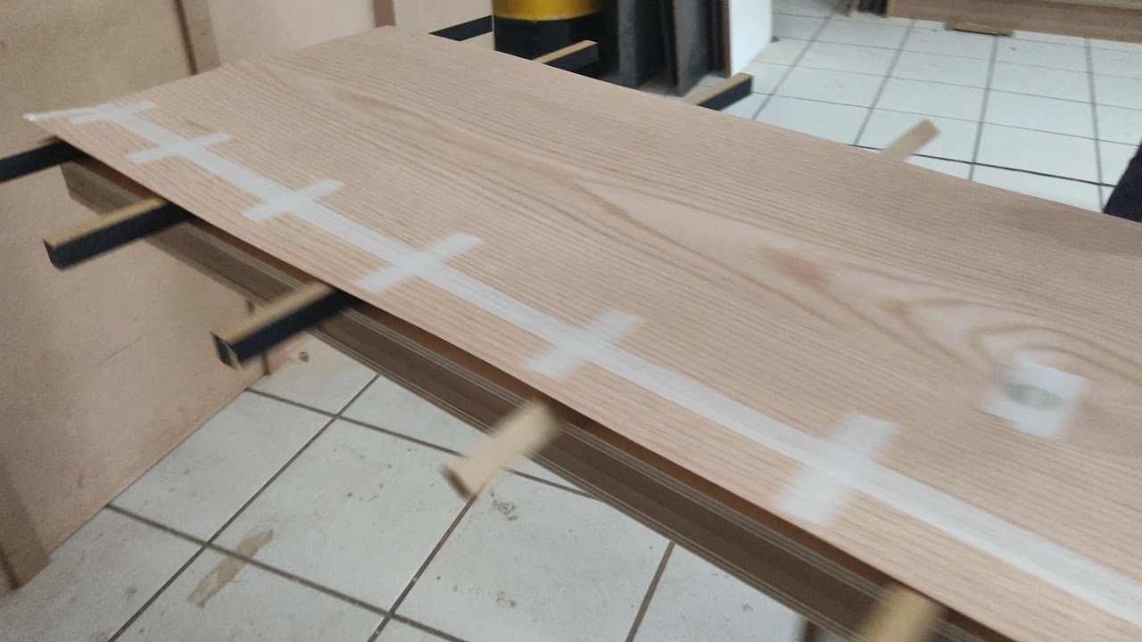 Dicas de como fazer a colagem da lâmina natural/ lâmina carvalho americana