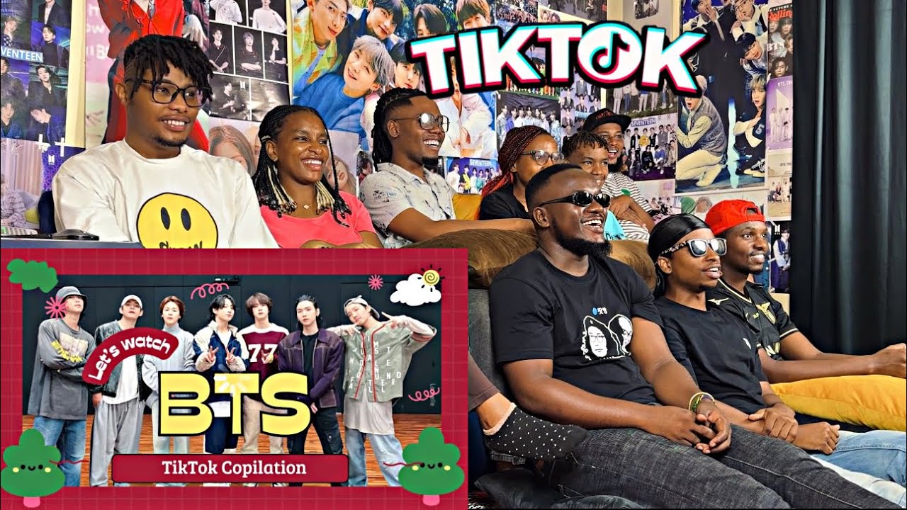 Africans Show their friends (Newbies) BTS TIKTOK COMPILATION FOR LENNYLEN AND THE REACTIONS BROS PT8