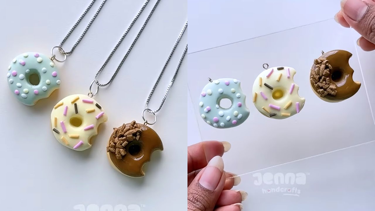 Make Clay Jewellery with Jenna Air Dry Clay | Step by Step Easy Tutorial for beginners 