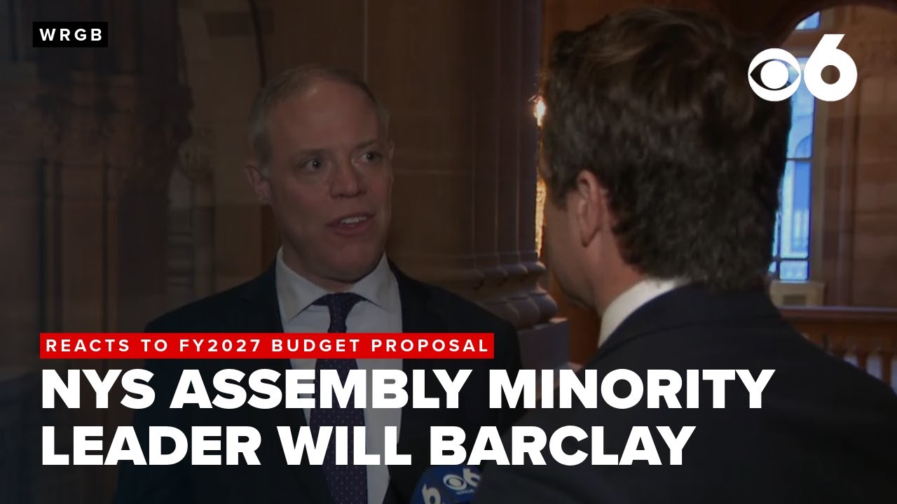 NYS Assembly Minority Leader Will Barclay discusses Governor Hochul's FY2027 Budget Proposal