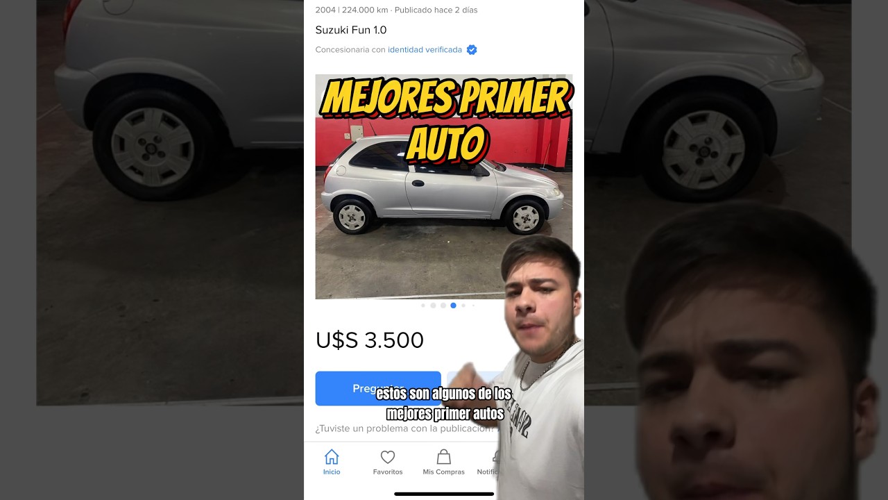 MEJORES PRIMER AUTO POR POCO DINERO #autosusados #argentina #susukifun #fiat1 #golpower