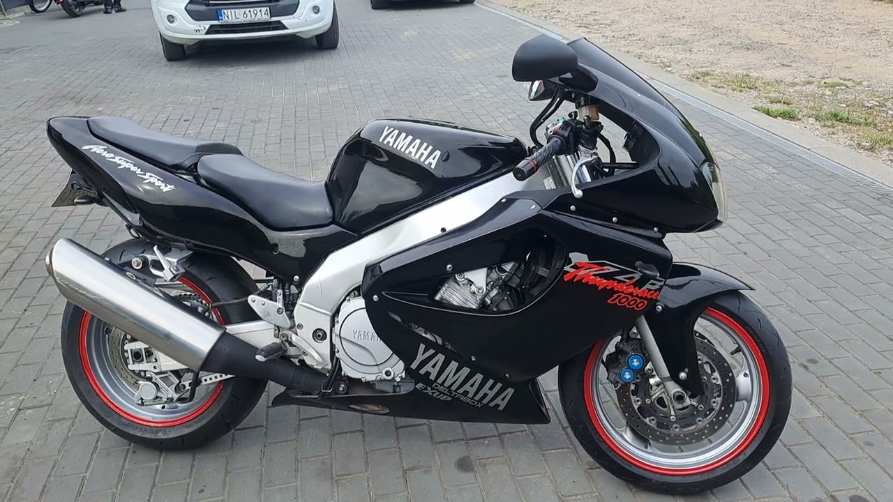 Yamaha thunderace 1000 z 2002 roku Nowe Opony Nowy Napęd w firmie Sylwmoto Iława tel 500134533
