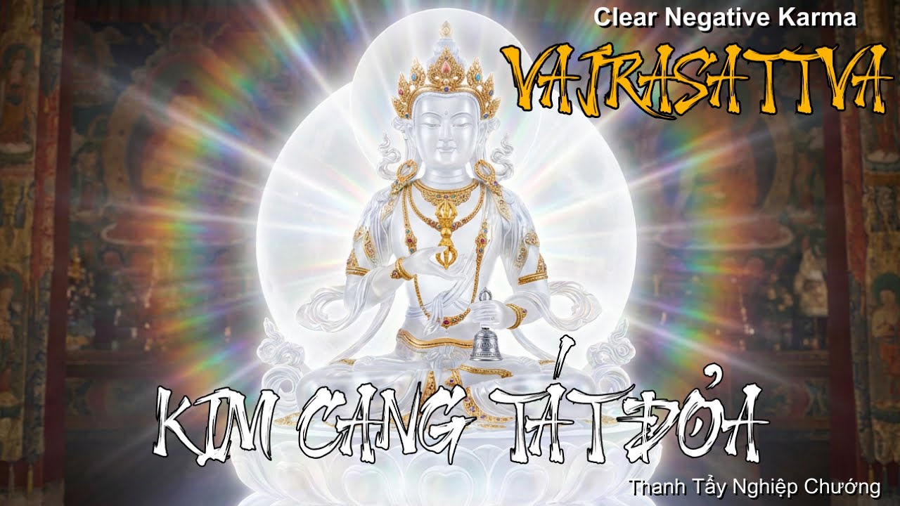 Powerful Karma Cleansing Mantra | Vajrasattva Buddha | Nhạc Sám Hối & Tiêu Trừ Nghiệp Chướng
